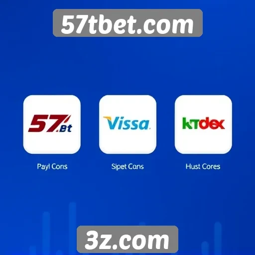 Exploração dos métodos de pagamento disponíveis no 57tbet